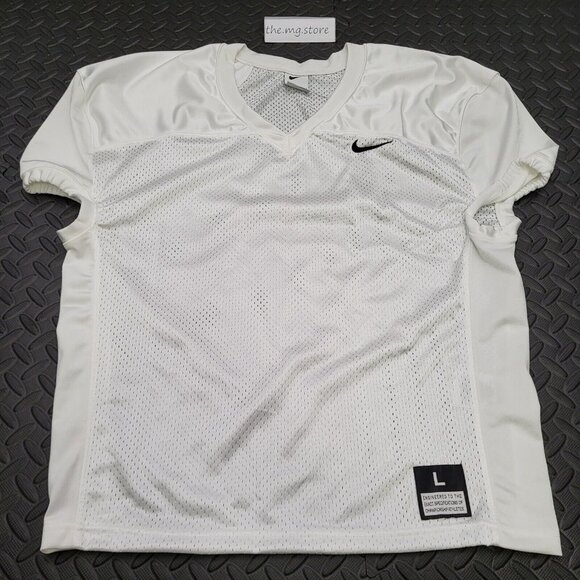 Nike Vapor Varsity Football Practice Mesh Jersey Shirt Men's Sz L 908729-100 - Picture 1 of 4